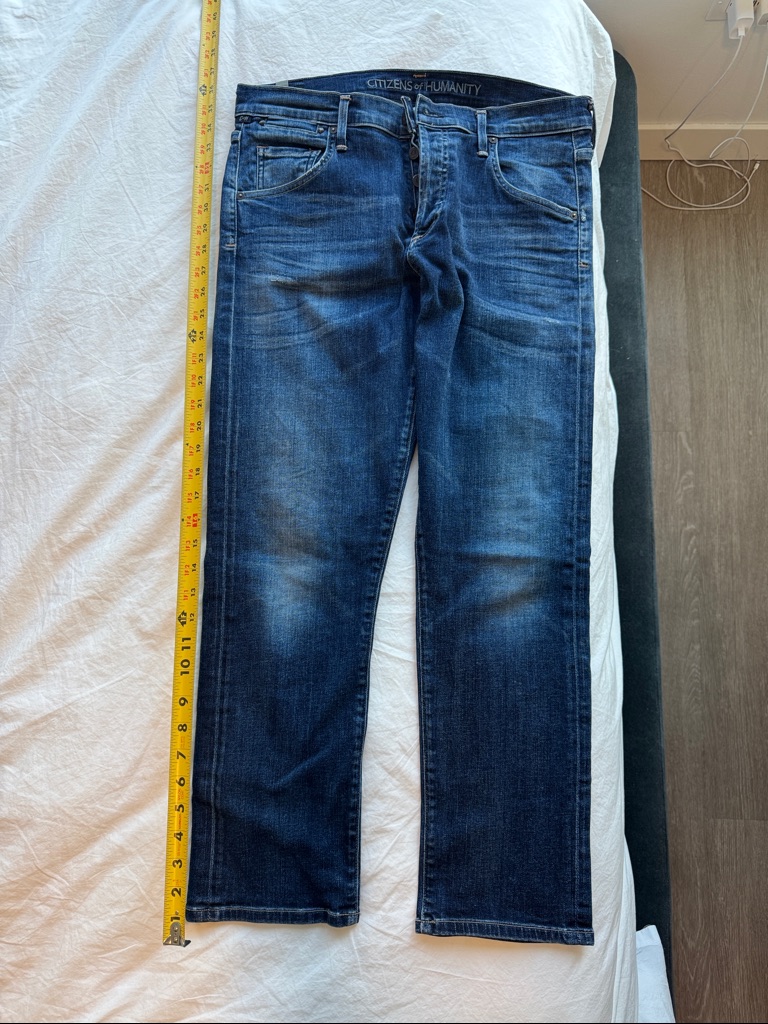 Citizens Of Humanity Women’s Crop Indigo Straight Jeans